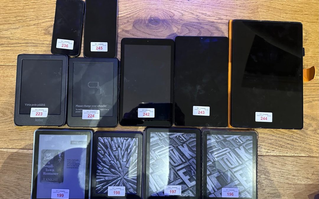 Tablets and kindles